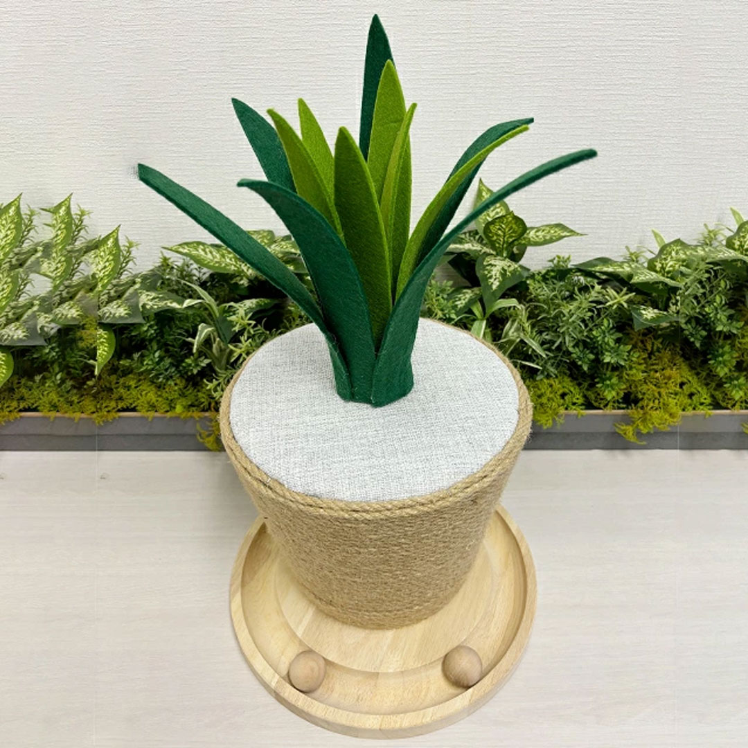 【猫用 爪研ぎ】キャットポール アロエ 48cm