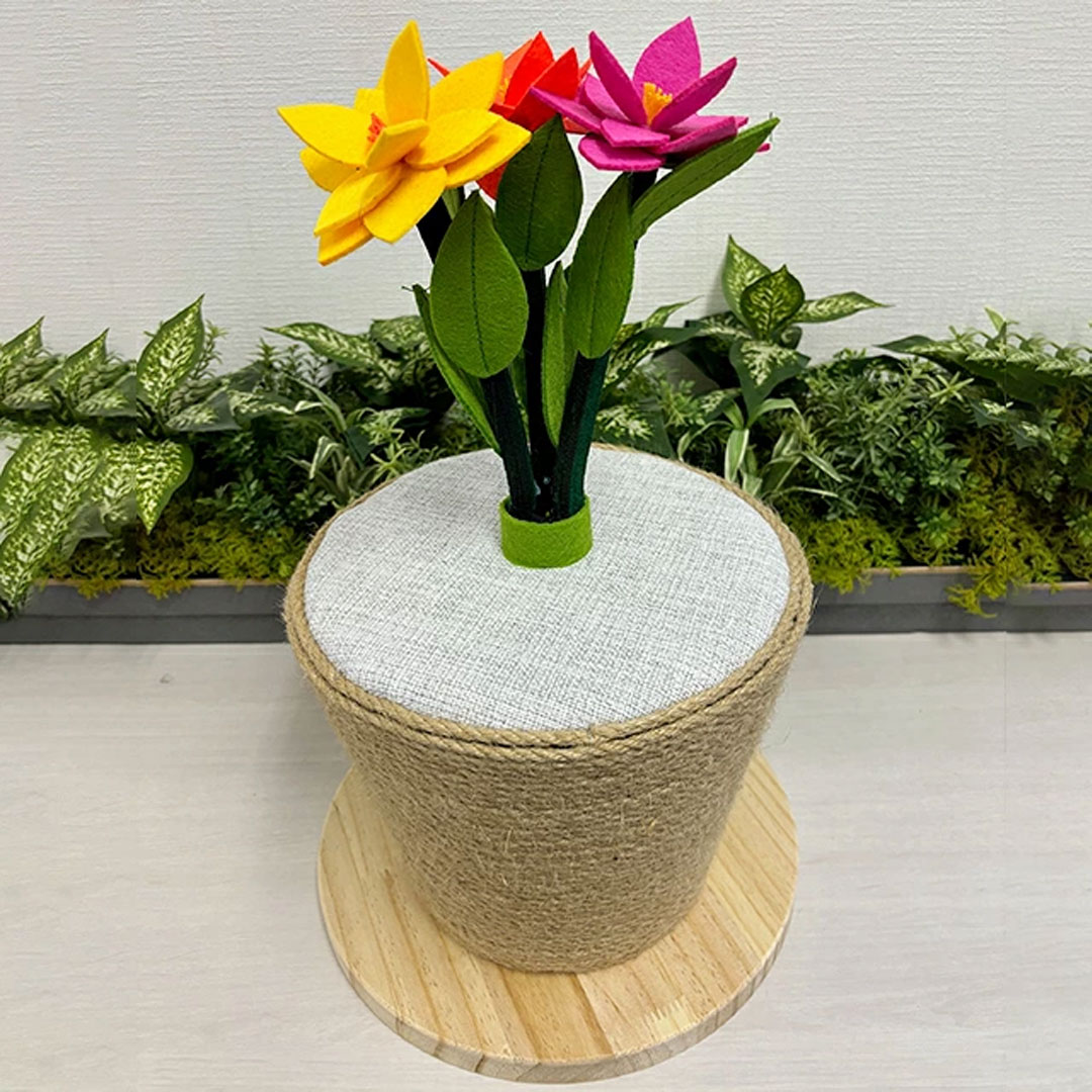 【猫用 爪研ぎ】キャットポール ユリ 45cm