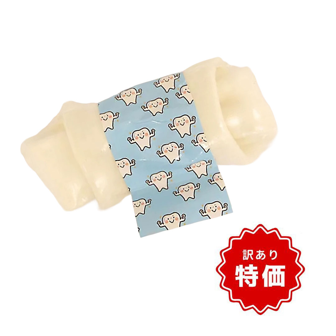 \大特価 アウトレット品/【訳あり価格 賞味期限 2026年12月30日】【犬用 おやつ】おやつの時間 デンタル牛皮ボーン S (40)