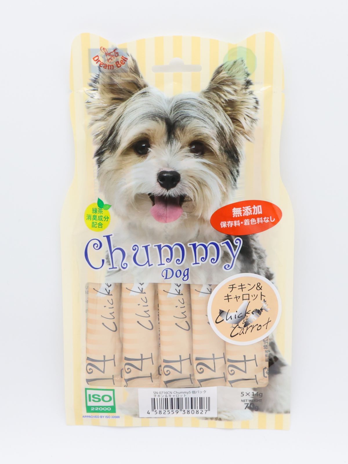 ちゃーみぃ犬5本入り 犬用チキン＆キャロット