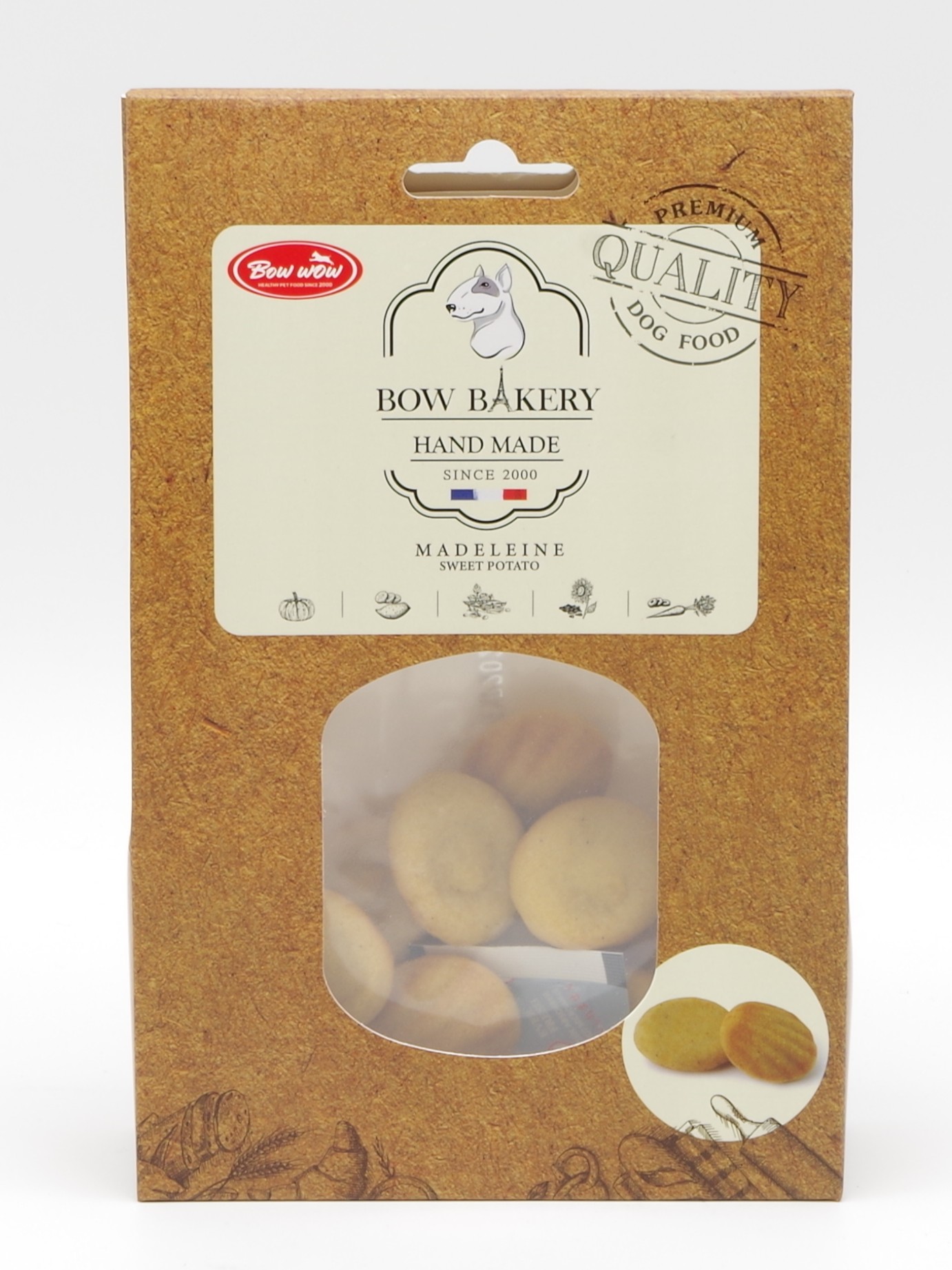 BOW BAKERY マドレーヌ風（スイートポテト味）60g