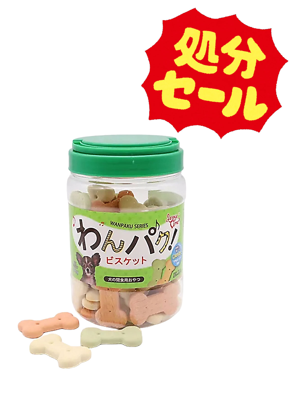 【セット商品/訳あり価格 賞味期限2026年6月2日】Jerky time/ジャーキータイム わんパクビスケット 238g 12個セット アウトレット