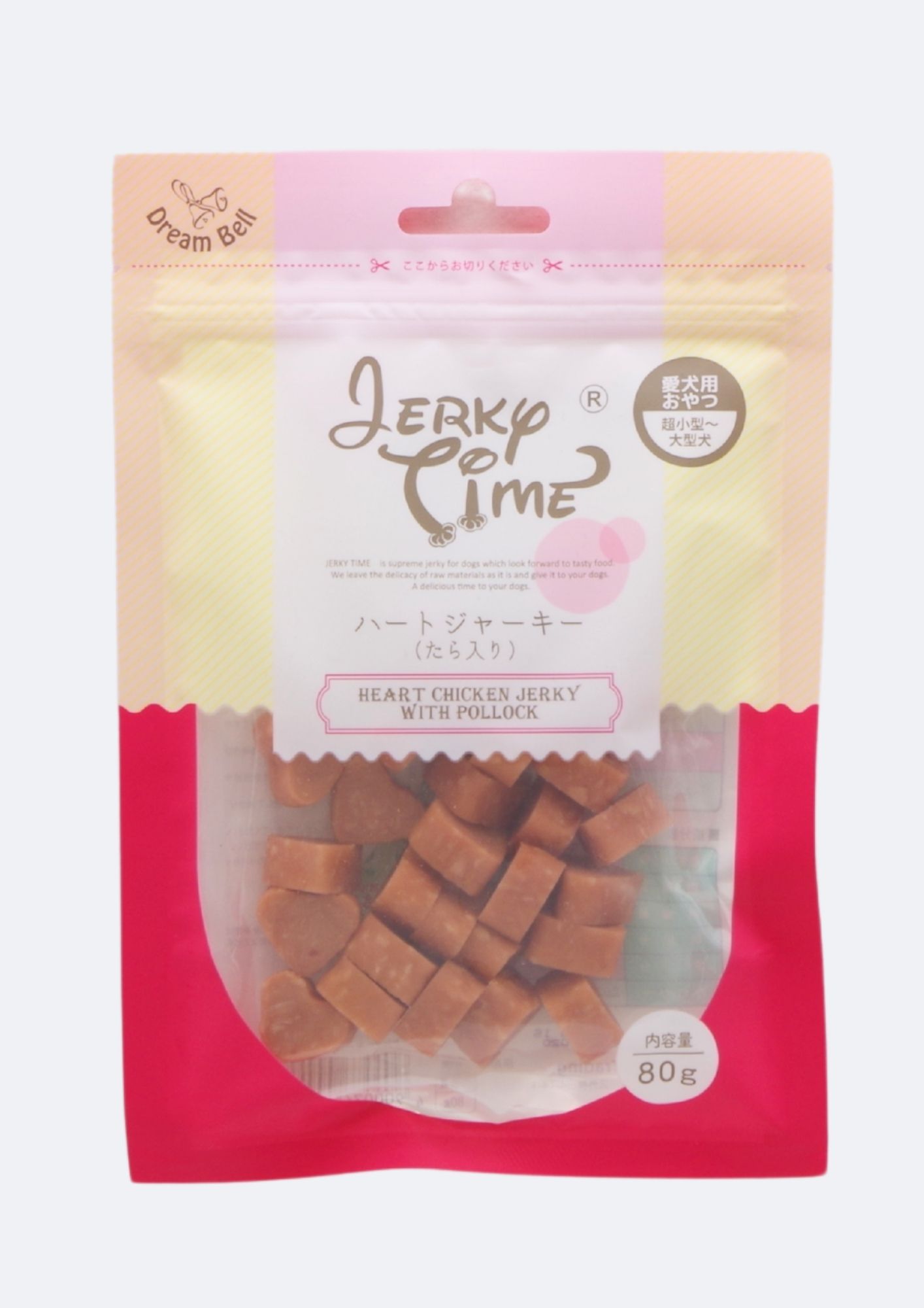 Jerky time/ジャーキータイム ハートジャーキーたらIN 80g