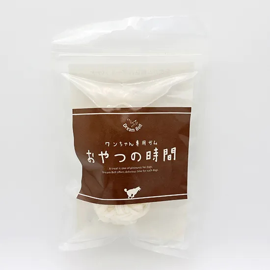 おやつの時間 牛皮ガム編込みボール 2個入り バナナ