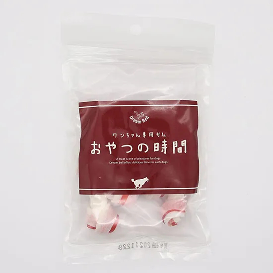 おやつの時間 牛皮ガムフレーバーボーン イチゴ 5本セット