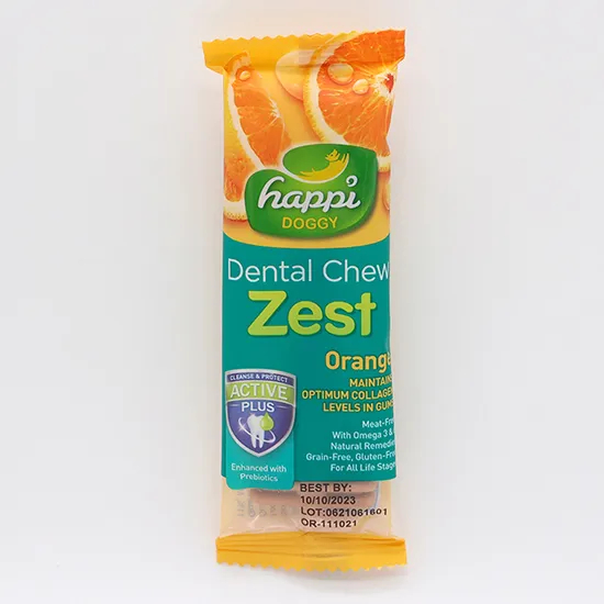 デンタルガム・ゼスト・オレンジ 4インチ 50個入りBOX