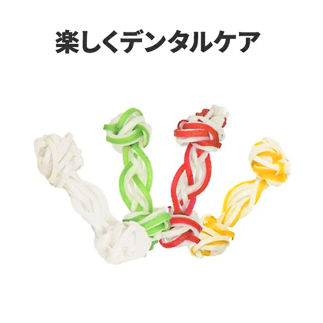 【犬用 おやつ】おやつの時間 牛皮ガム編込みボーン 3本入