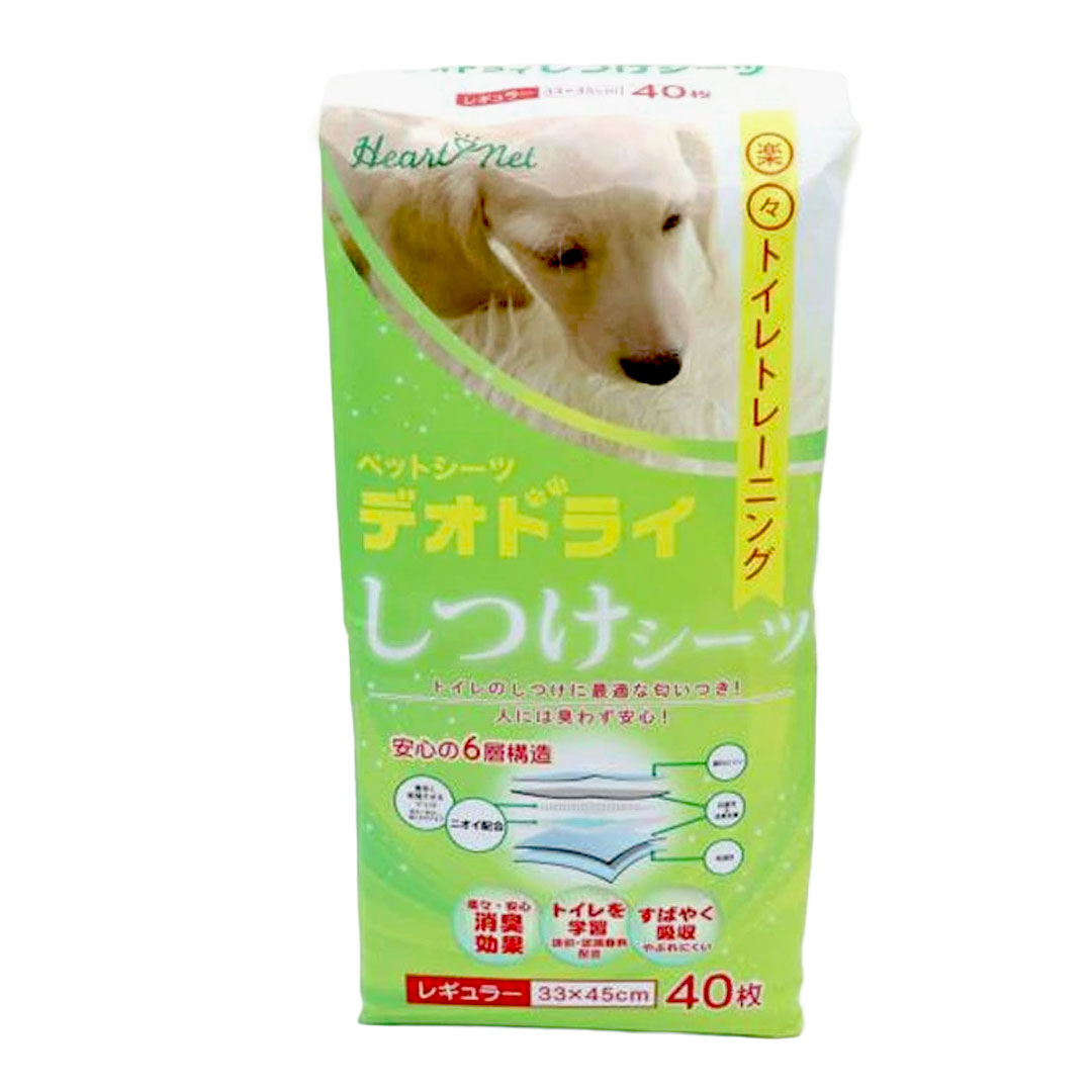 【ペット用トイレシート】デオドライ しつけシーツ 1ケース（12袋入り） 33cm×45cm