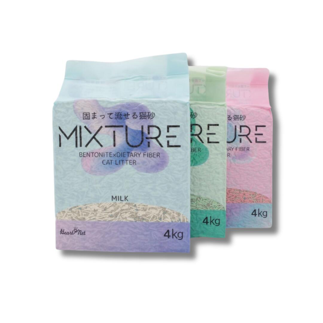 固まって流せる猫砂 MIXTURE 4kg