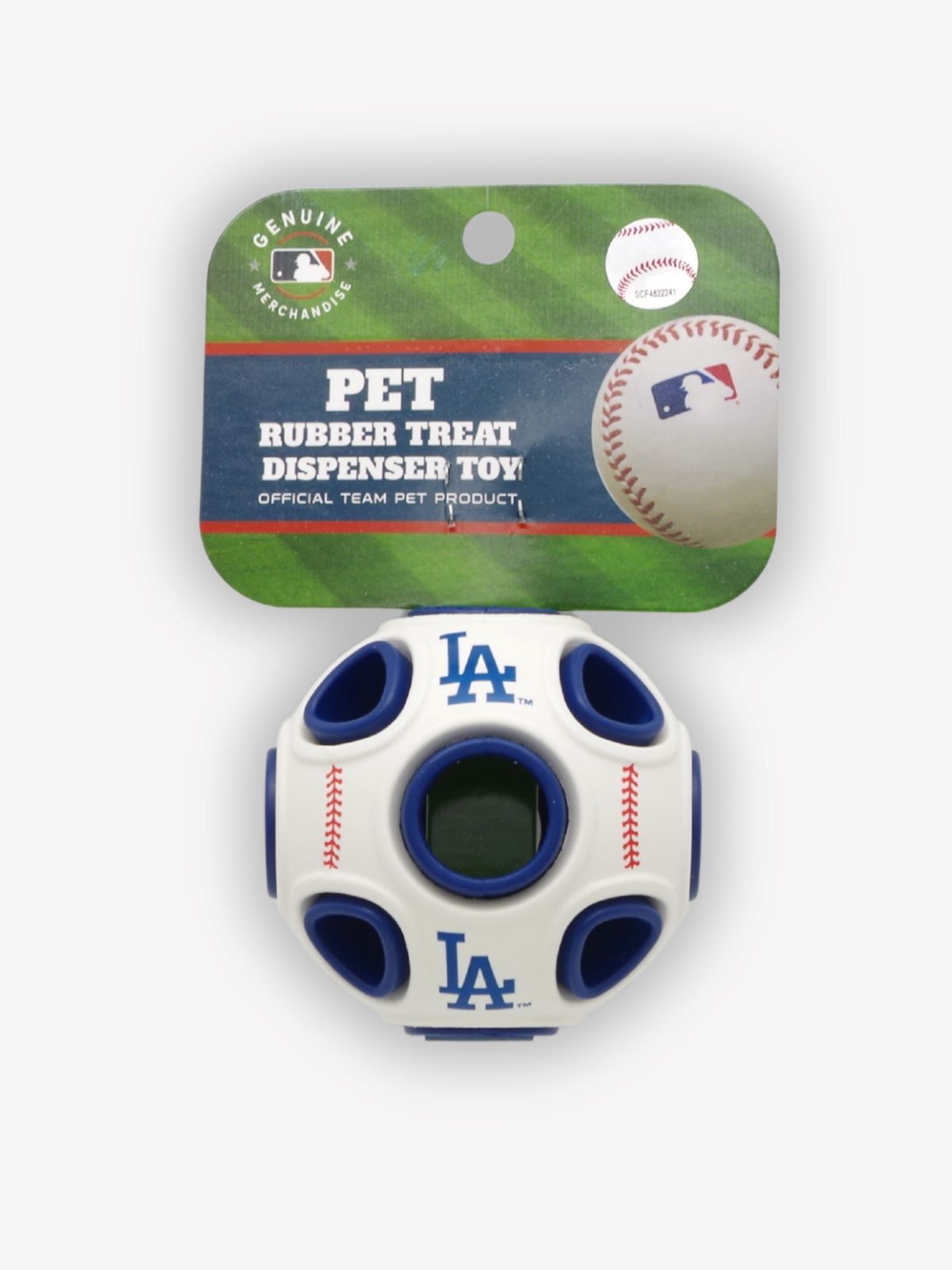 犬用 MLB公式ロサンゼルスドジャース おやつディスペンサー知育トイ ※EC販売不可※