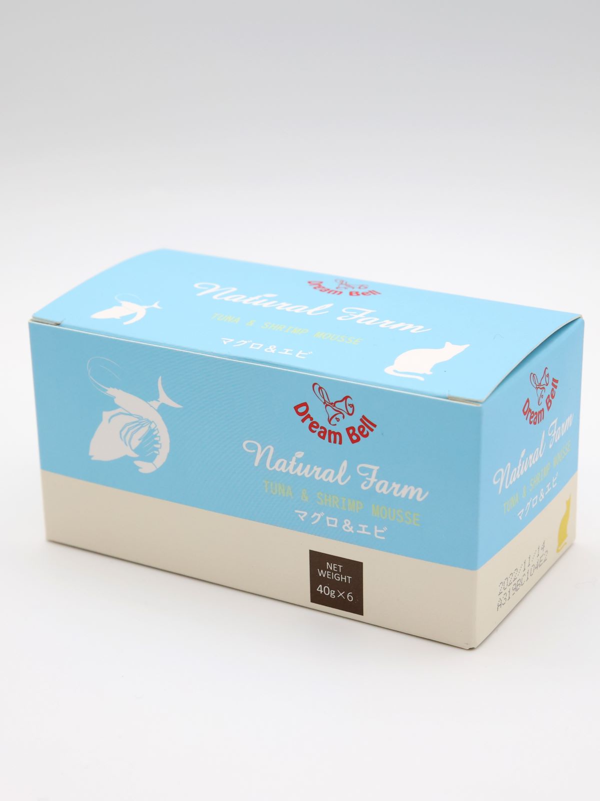 ナチュラルファーム 猫用マグロとエビ味（40g×6個入り）