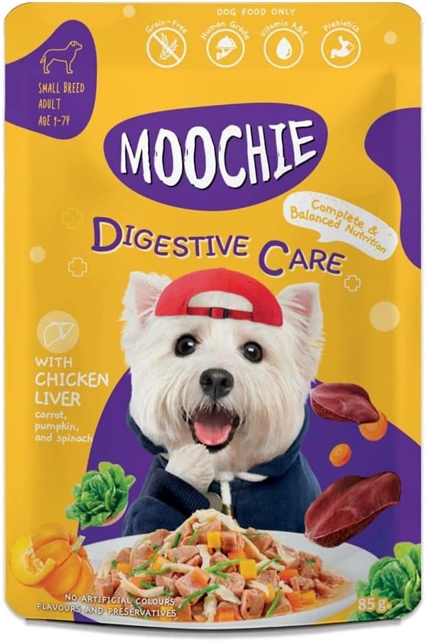 Moochie/ムーシー 犬パウチ チキンレバー(85g×12袋)