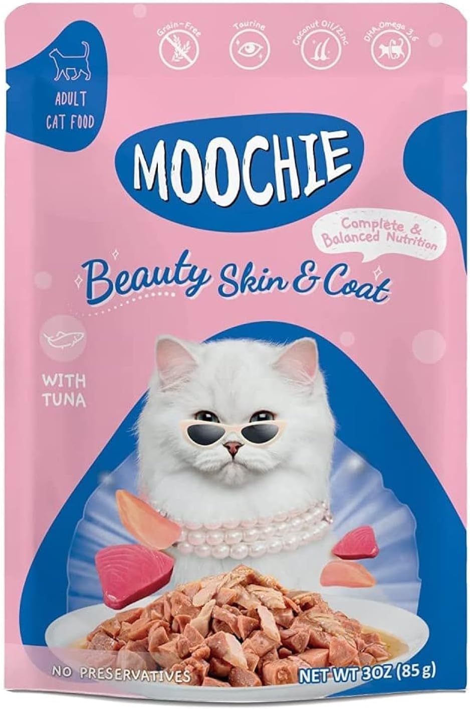 Moochie/ムーシー 猫パウチ ツナ(70g×12袋)