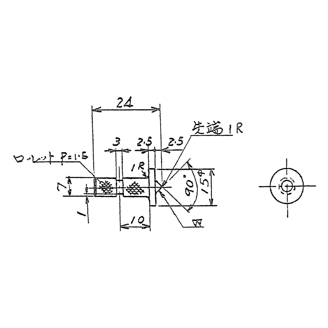 マーキングピン 引張型用（レジン） 460S