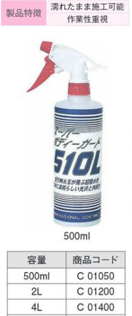 C01050 ｽｰﾊﾟｰﾎﾞﾃﾞｨｰｶﾞｰﾄﾞ 500ml