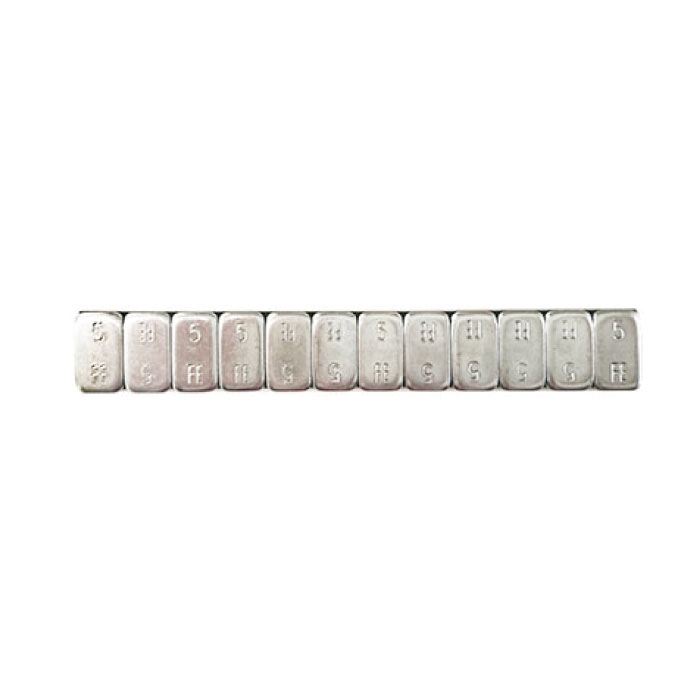 4828605 鉄製貼付板ｳｴｲﾄ(5g刻み)3kg FE956