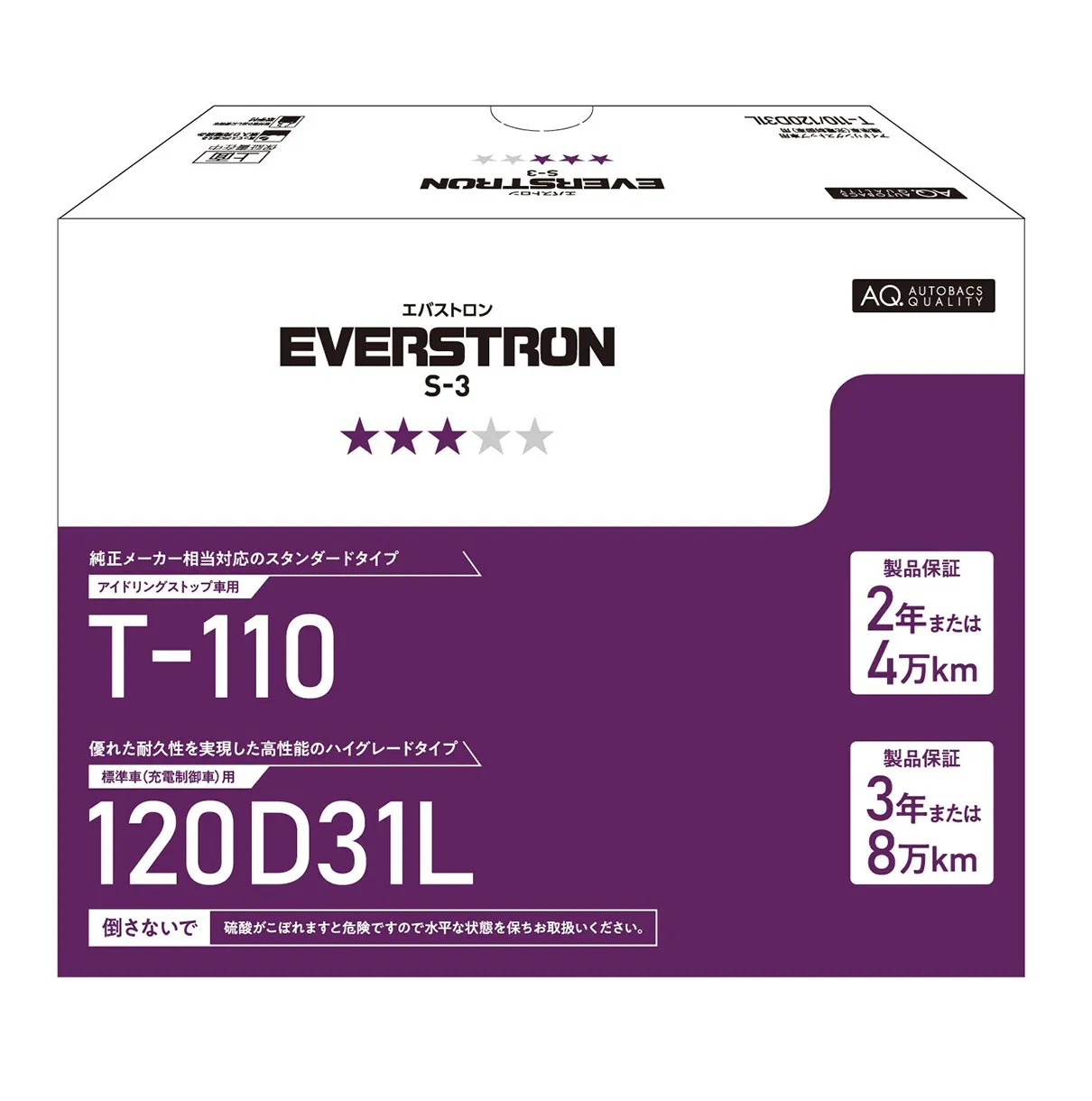 EVERSTRON　エバストロン　Ｓ－３　Ｔ１１０／１２０Ｄ３１Ｌ