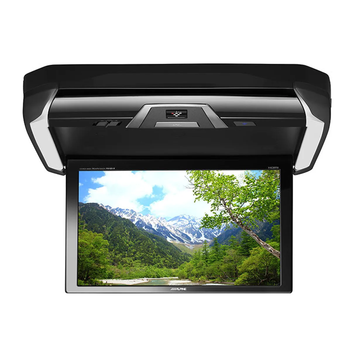ALPINE アルパイン PXH12X-R-B　12.8型LEDWXGAリアビジョン　ブラック【天井取付け型タイプ】プラズマクラスター技術搭載