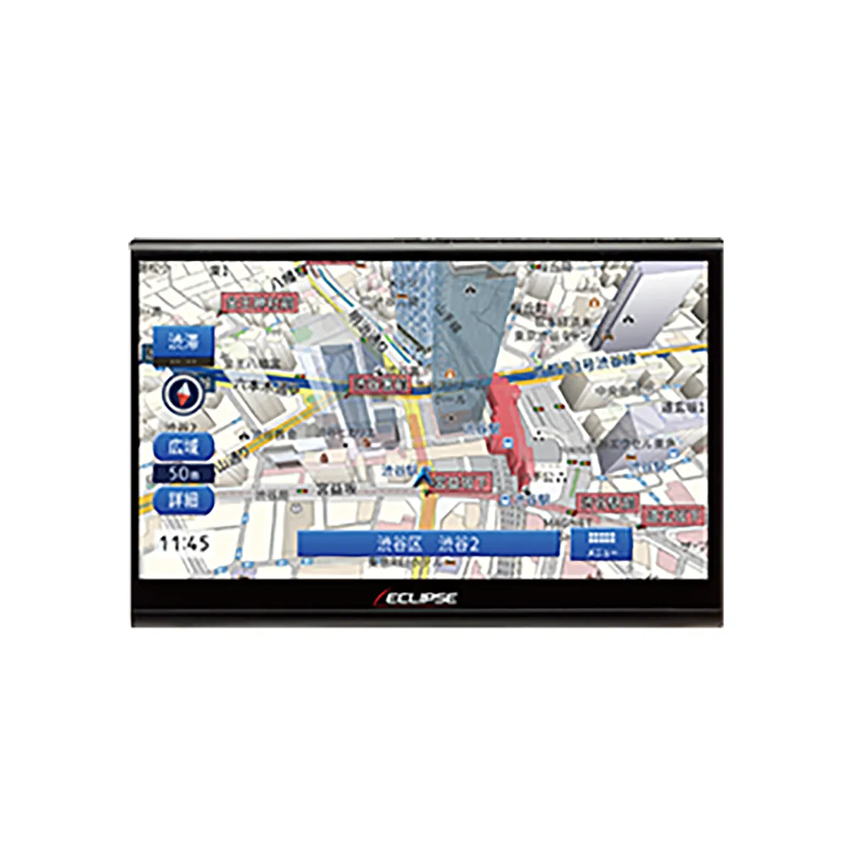 ECLIPSE イクリプス AVN-HS01F　HSシリーズ　メモリーナビゲーション内蔵DVD／Bluetooth／地上デジタルTV10.1型HDモニター／CarPlay対応AVシステム