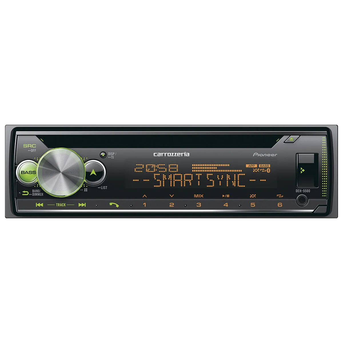 carrozzeria カロッツェリア パイオニア DEH-5500　CD／Bluetooth／USB／チューナー・DSPメインユニット