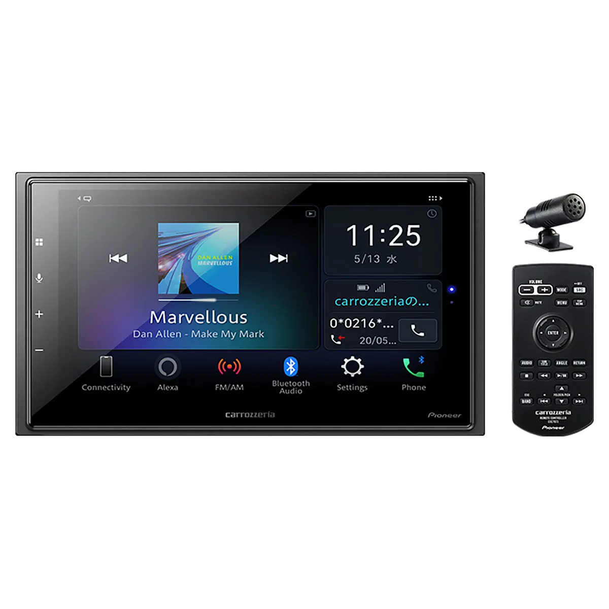 carrozzeria カロッツェリア パイオニア DMH-SZ700　6.8V型ワイドVGA／Bluetooth／USB／チューナー・DSPメインユニット