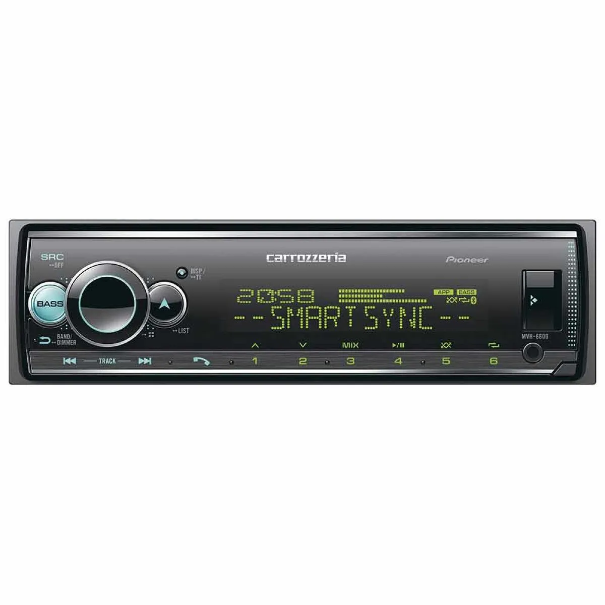 carrozzeria カロッツェリア パイオニア MVH-6600　Bluetooth／USB／チューナー・DSPメインユニット