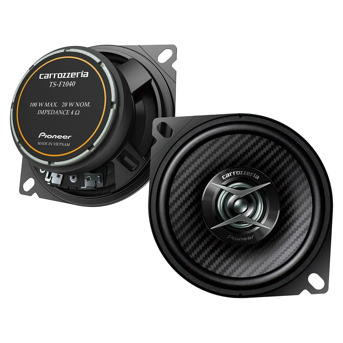 carrozzeria カロッツェリア パイオニア TS-F1040-2　10cmコアキシャル2ウェイスピーカー