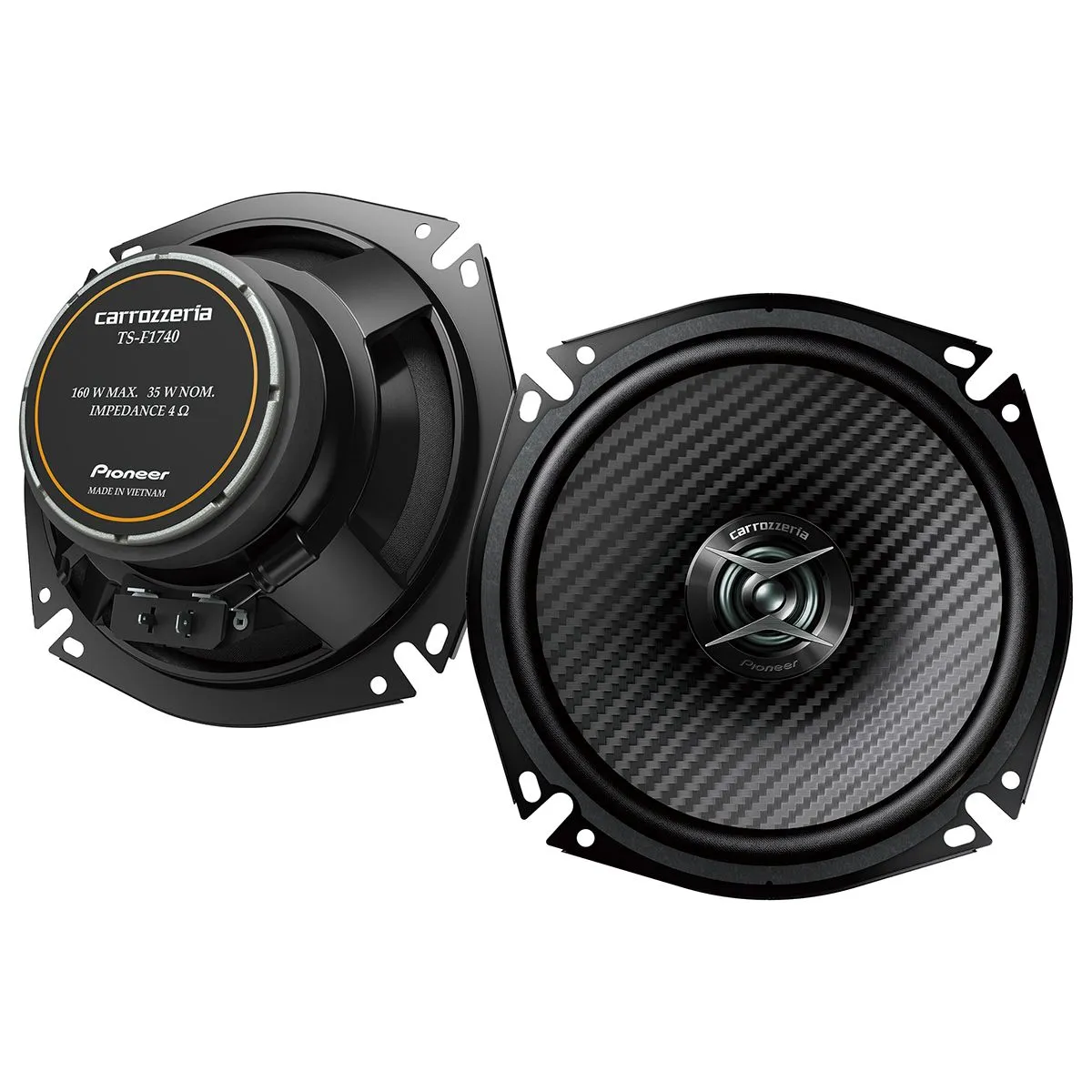 carrozzeria カロッツェリア パイオニア TS-F1740-2　17cmコアキシャル2ウェイスピーカー