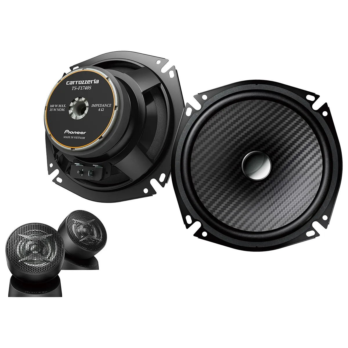 carrozzeria カロッツェリア パイオニア TS-F1740S-2　17cmセパレート2ウェイスピーカー