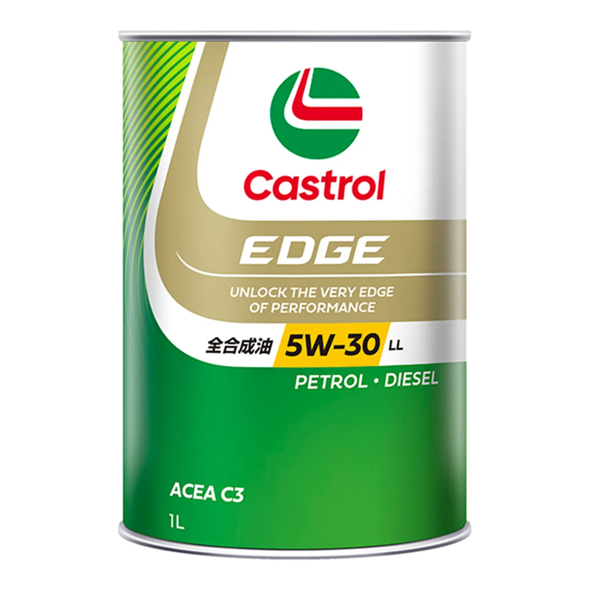 Castrol カストロール EDGE LL 5W-30 ACEA C3 1LX1缶 全合成油 4輪ガソリン・ディーゼル車併用