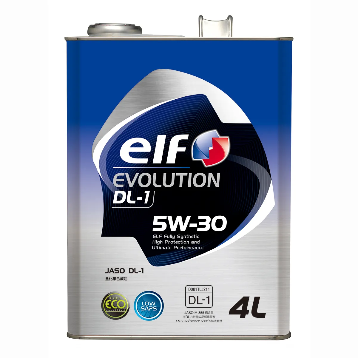 elf エルフ EVOLUTION DL-1 5W-30 4L 全化学合成油