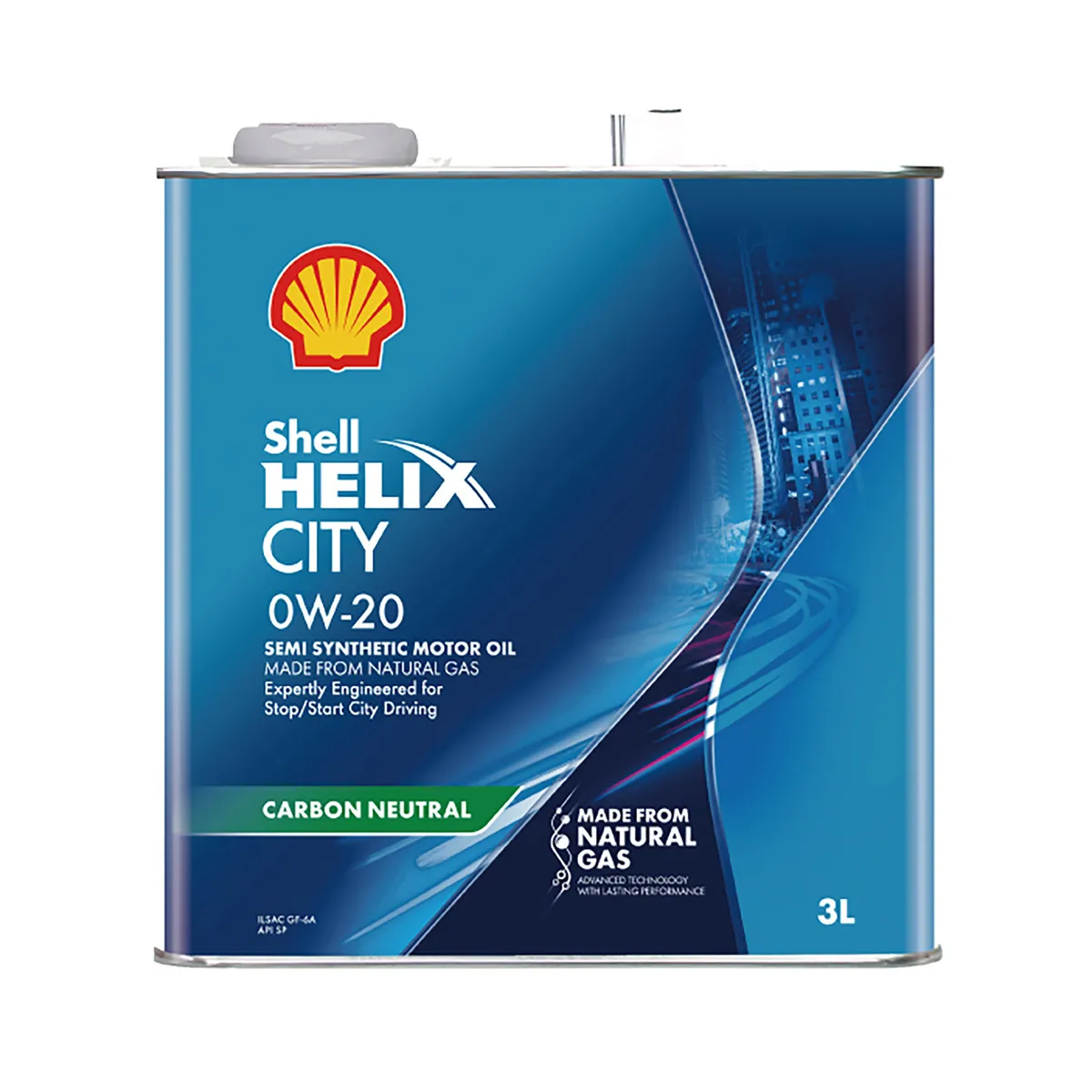 Shell シェル HELIX CITY 0W-20 SP GF-6A 3L 部分合成油