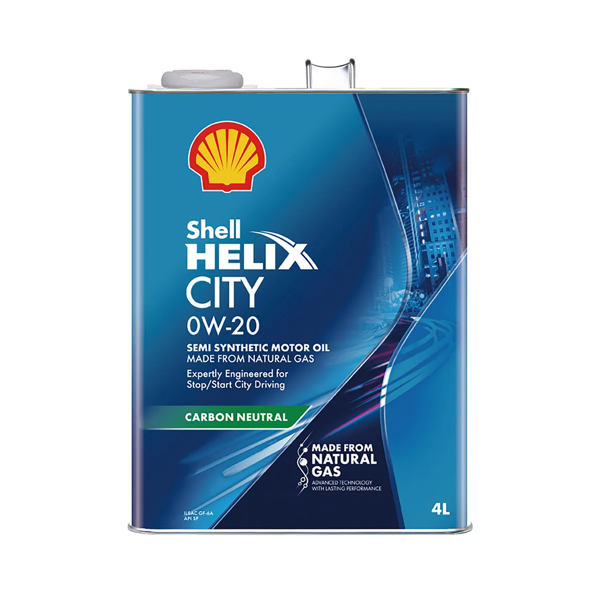 Shell シェル HELIX CITY 0W-20 SP GF-6A 4L 部分合成油
