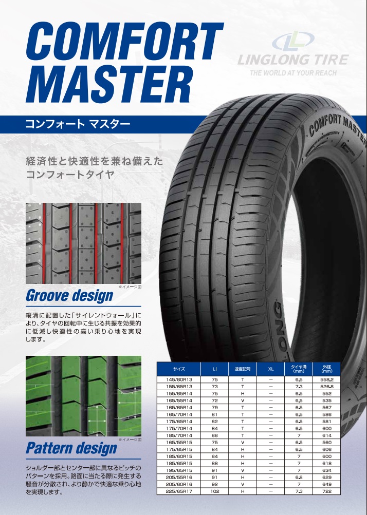 LINGLONG リンロン ComformMaster コムフォームマスター 205/60R16 92V
