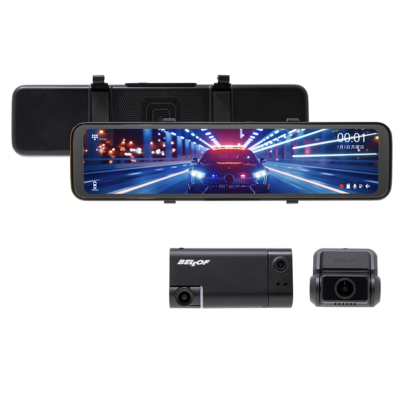 3カメラ搭載(フロント・リア・室内) ドライブレコーダー デジタルミラー