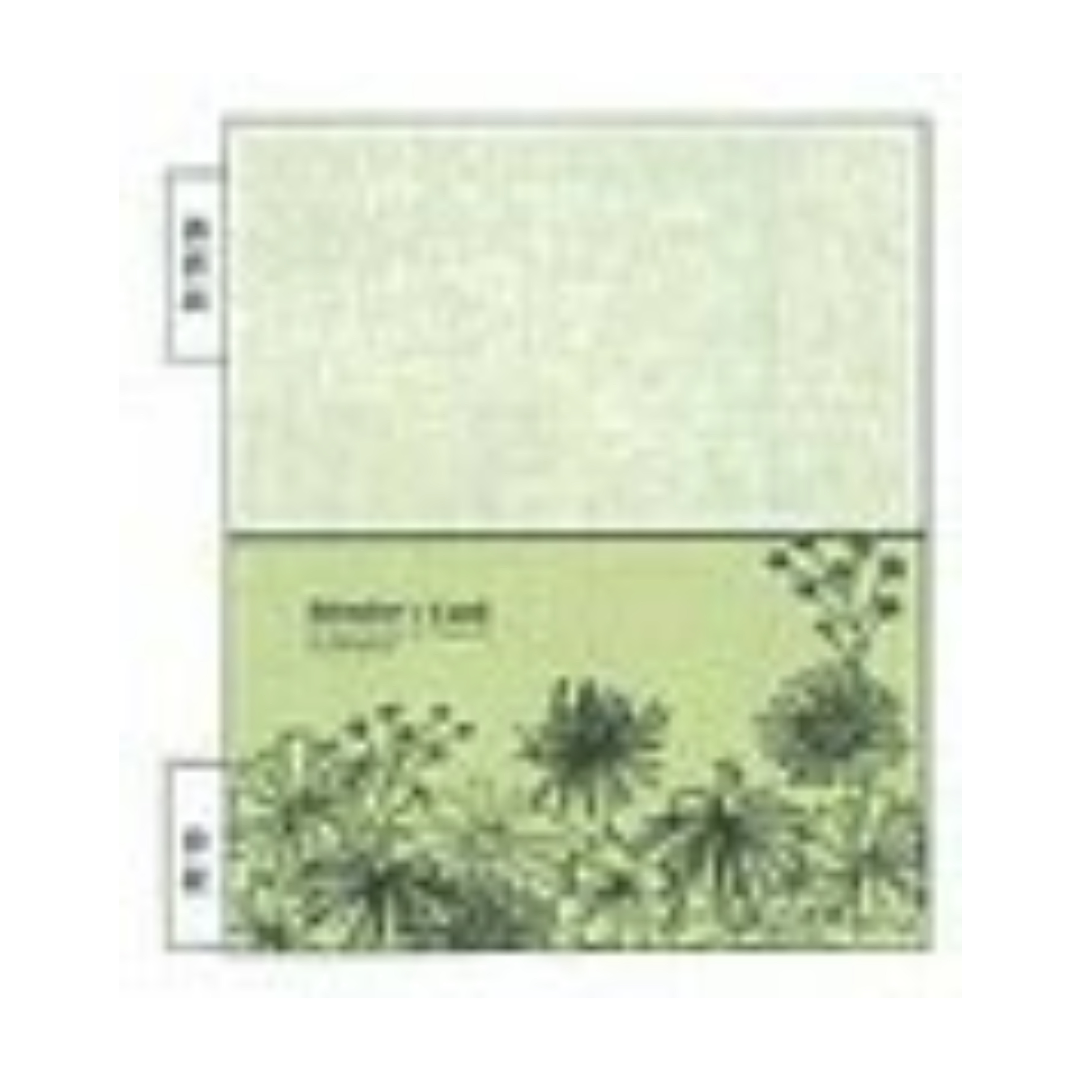 ポイントカード２ツ折りタイプ