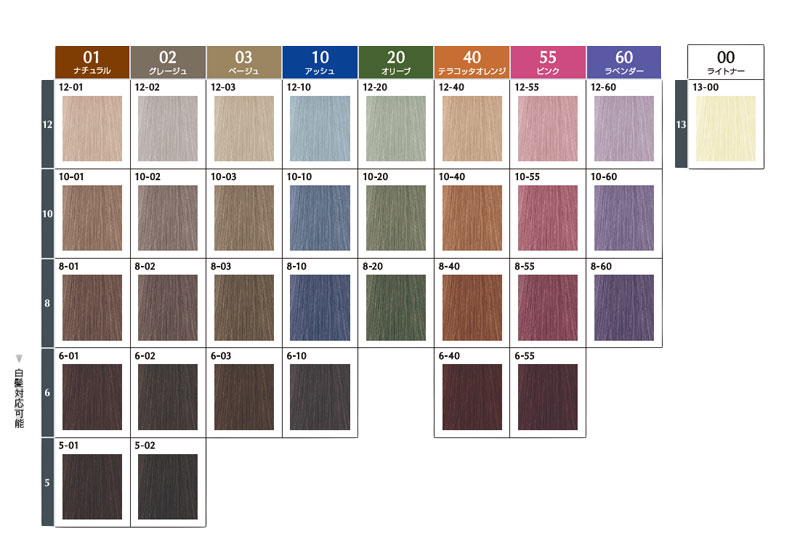 PRETOWA カラーデザインイメージ