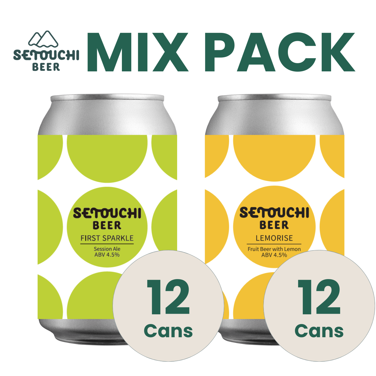 【MIX PACK】FIRST SPARKLE 12缶とLEMORISE 12缶<B9018>