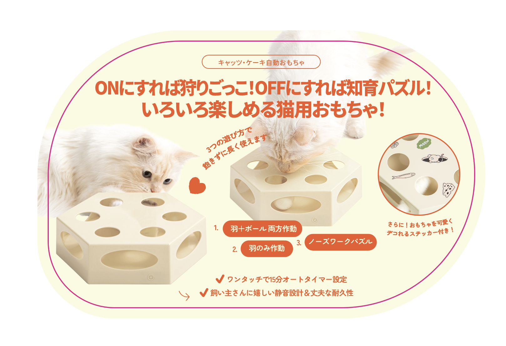 【販促ポップ】キャッツ・ケーキ