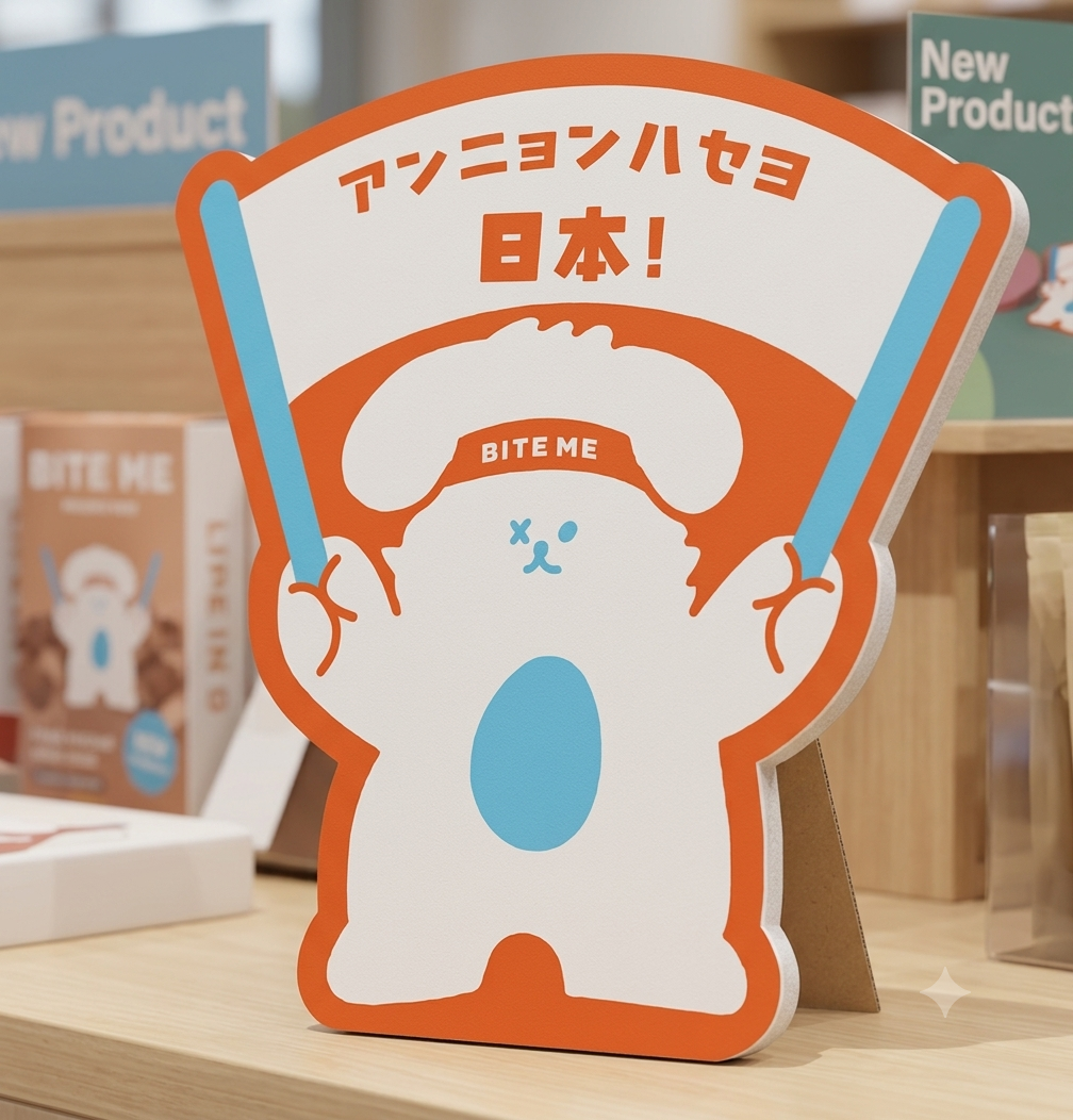 【販促什器】卓上用ミニスタンドPOP