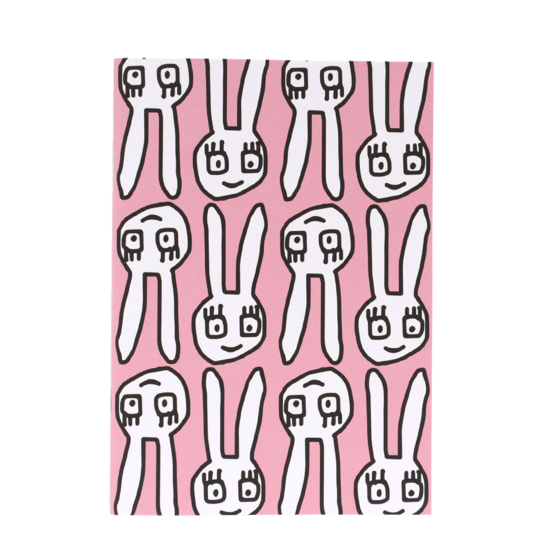 アツコマタノ　B5　ノート　ゆるうさ　ピンク　【Atsuko Matano】