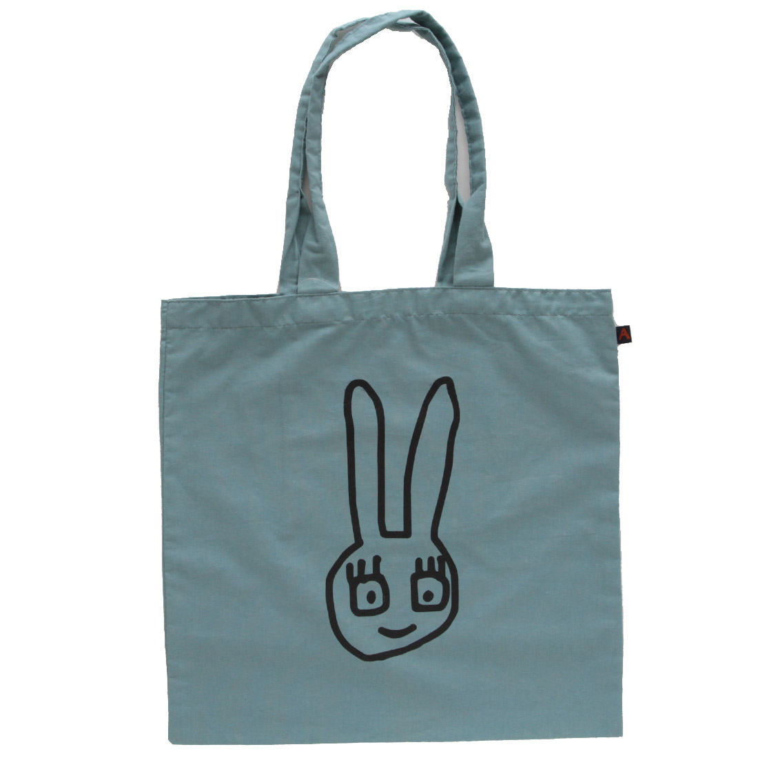 アツコマタノ　シーイング　トートバッグ　ゆるうさ　ブルー　【Atsuko Matano】