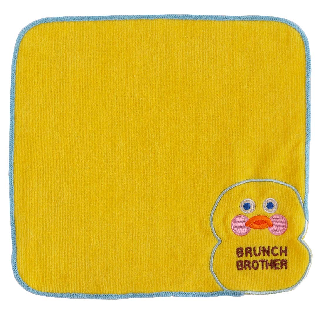 ブランチブラザー　コーナー刺繍　タオルハンカチ　ダック　【BRUNCH BROTHER】
