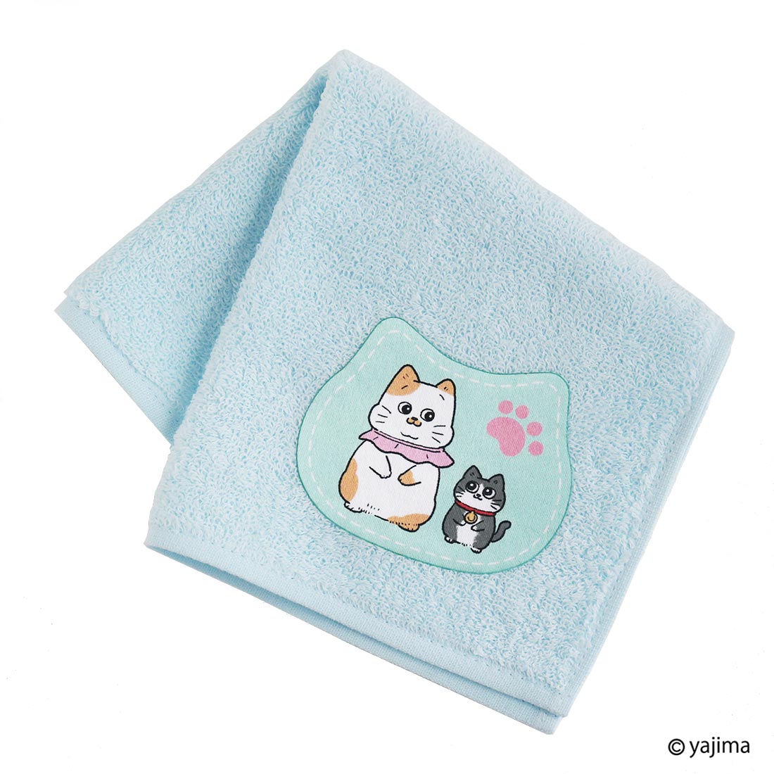 ねこに転生したおじさん　タオルハンカチ　ぷんちゃん&てぷちゃん