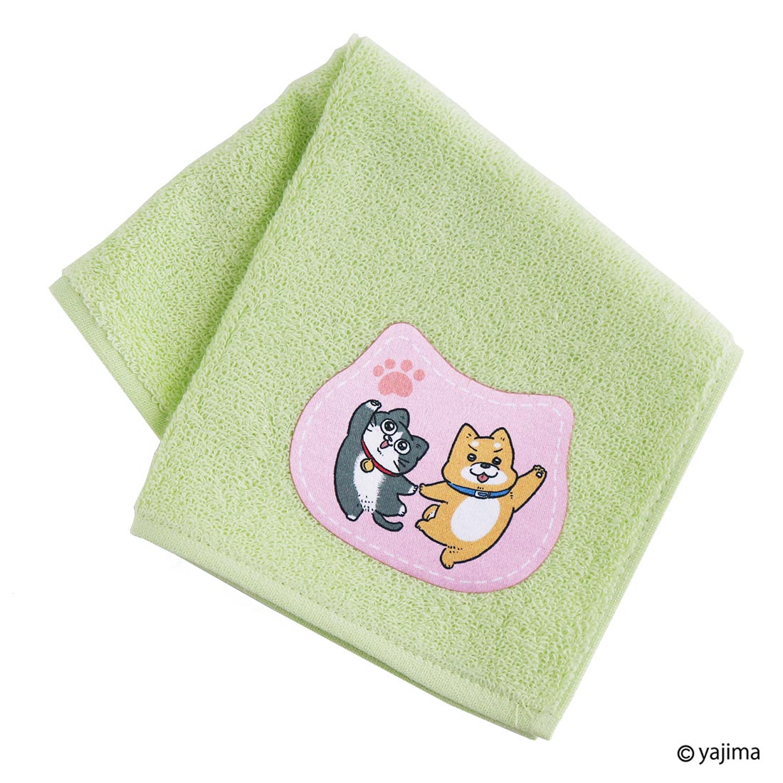 ねこに転生したおじさん　タオルハンカチ　ぷんちゃん&スケキヨ