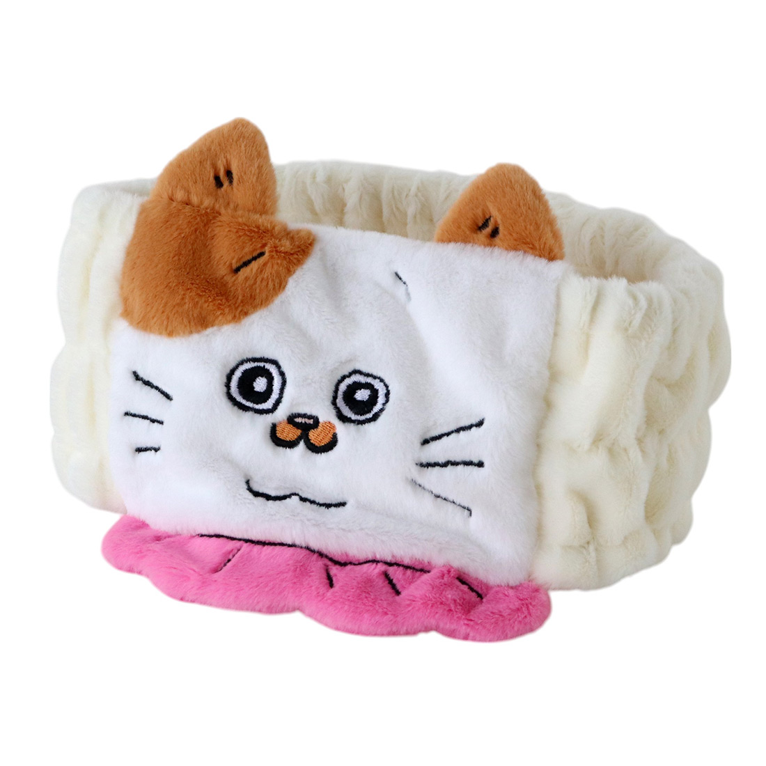 ねこに転生したおじさん　ヘアバンド　てぷちゃん　アイボリー