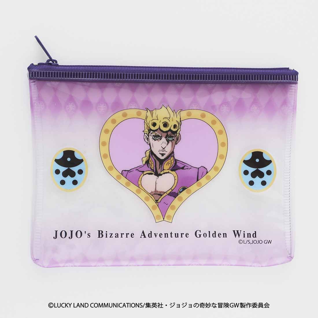 ジョジョの奇妙な冒険　黄金の風　クリアポーチ　ジョルノ・ジョバァーナ