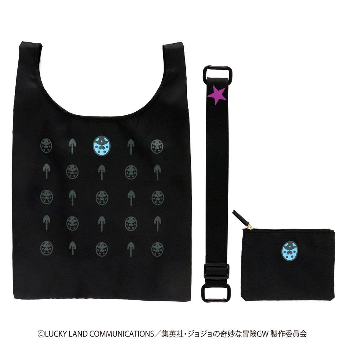 ジョジョの奇妙な冒険　黄金の風　エコバッグ/マイバッグ　ジョルノ・ジョバァーナ　エンブレム