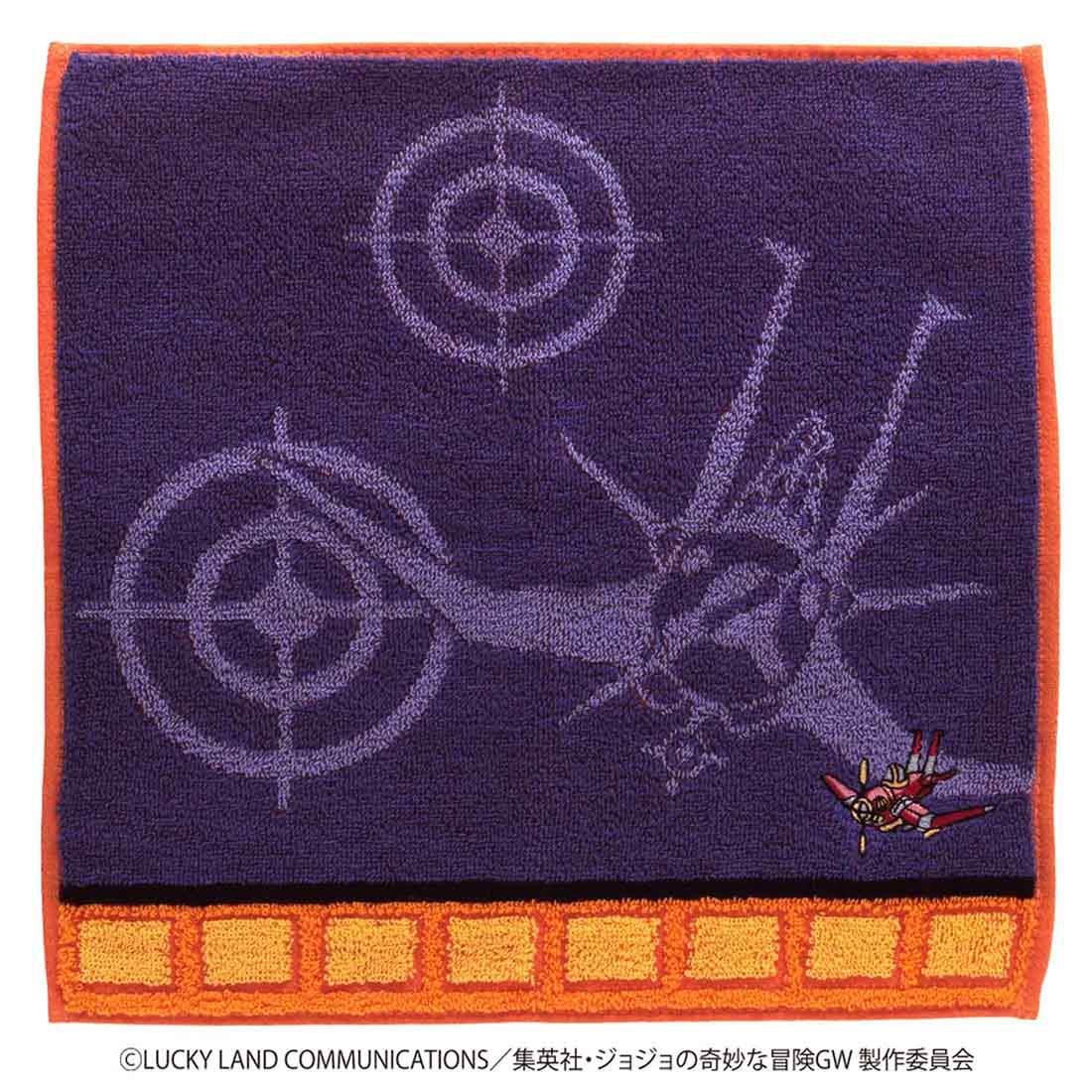 ジョジョの奇妙な冒険　黄金の風　タオルハンカチ　エアロスミス