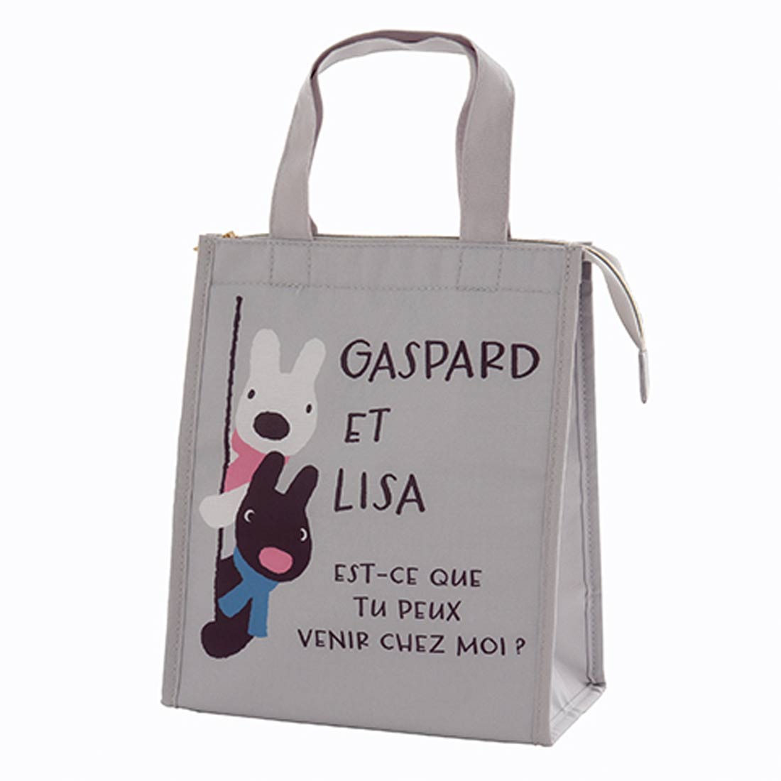 リサとガスパール　保冷バッグ　タテ型　（パッケージ入り）【Gaspard et Lisa】